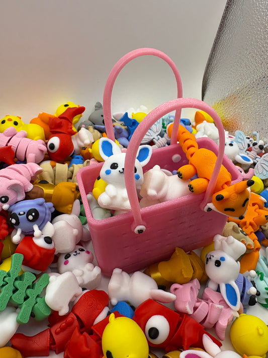 B Bag with 10-mini animals Anti-Stress Sensory Toy Collection