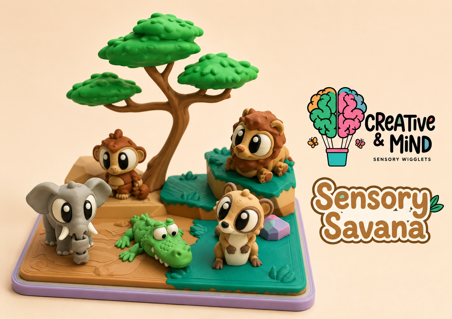 Sensory Savanna Playset Box