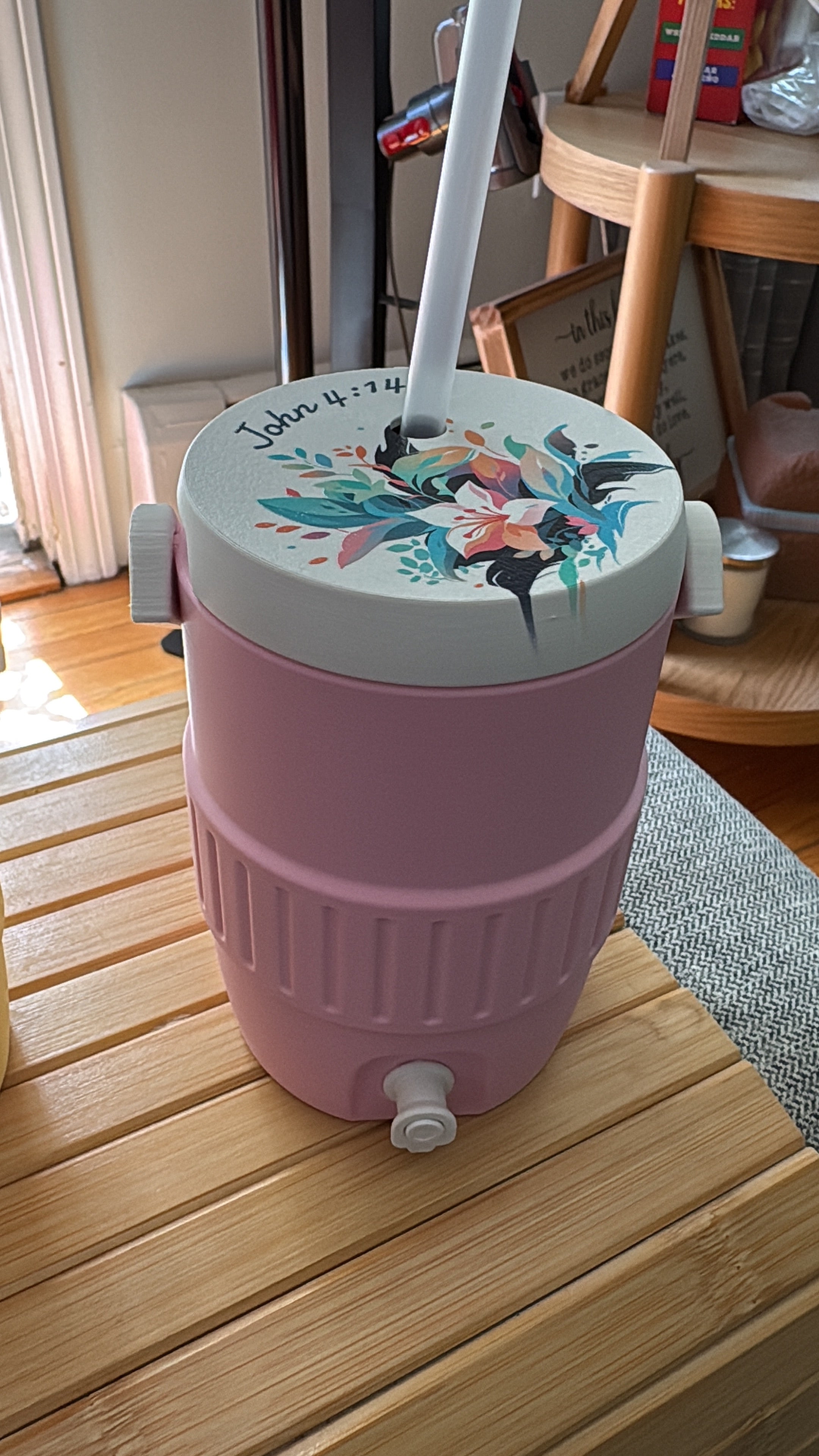 12oz Can Cooler with Handle and Straw Lid