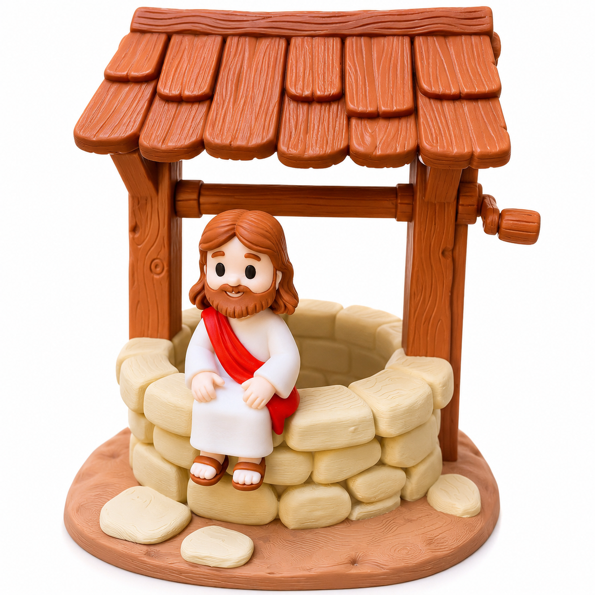 Jesus at the Well USB LED Lamp | Christian Gift | Creative & Mind