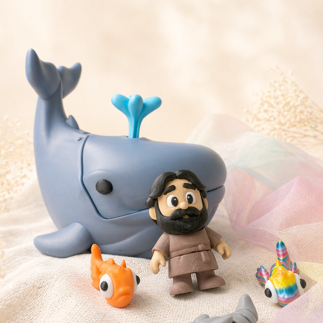 Jonah and the Whale Toy Set | Bible Story Play