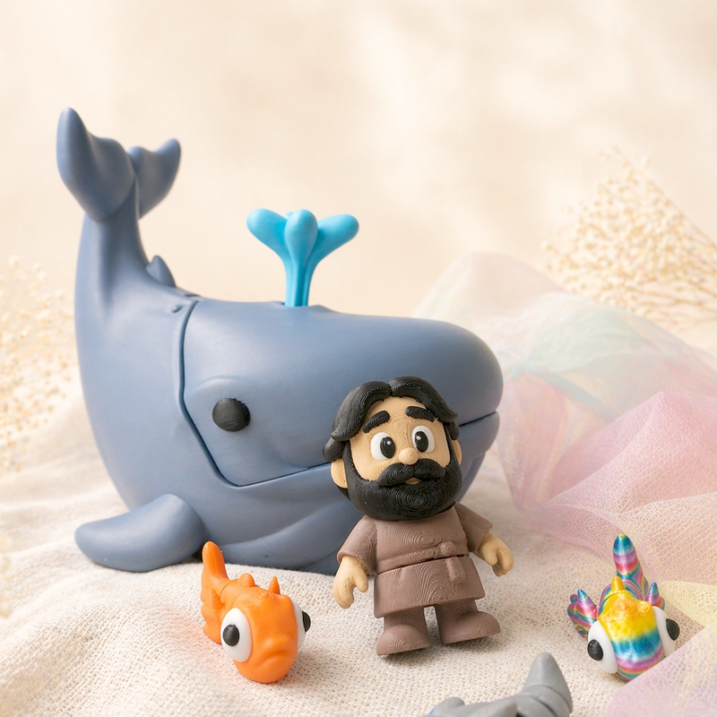 Jonah and the Whale Toy Set | Bible Story Play