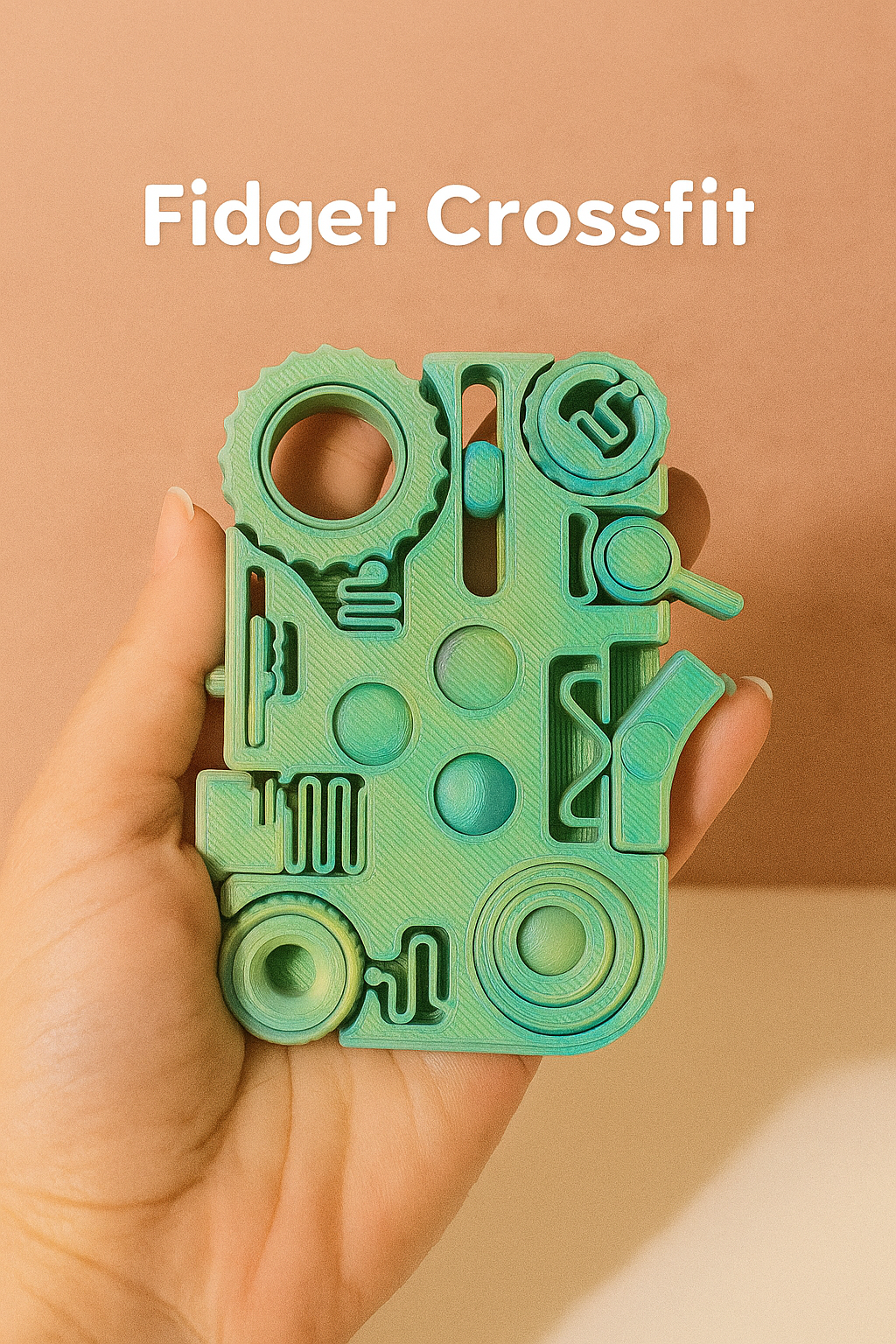 Multi-Activity Fidget Toy | Slide, Spin, Press & Twist