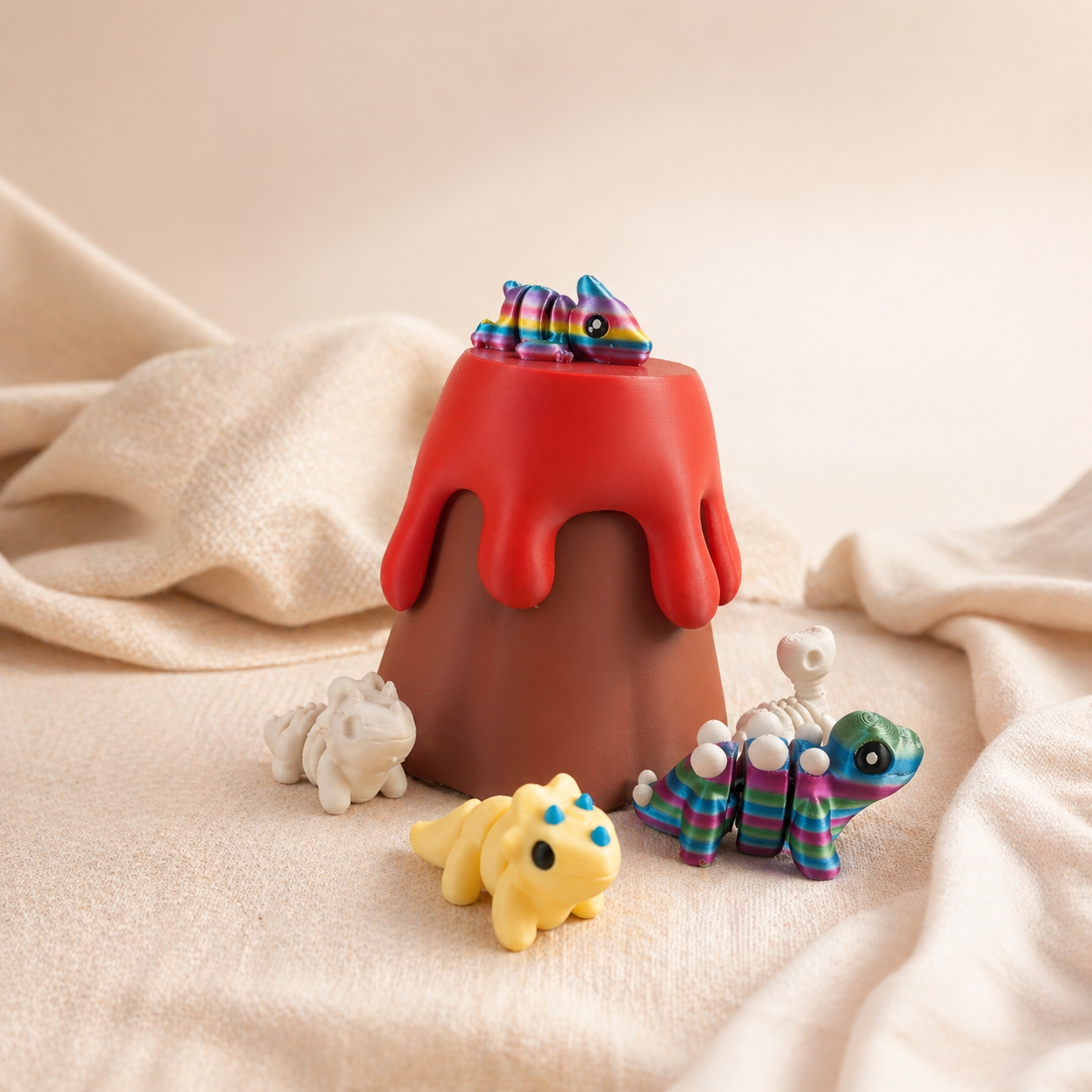 Volcano Dino Sensory Set