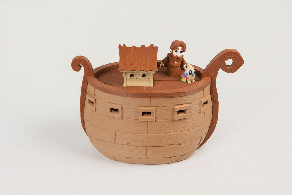 Noah’s Ark Play Set | 7 Pairs of Articulated Animals