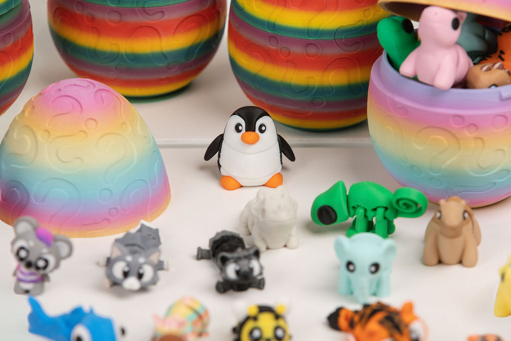 Mystery Sensory Egg | 5 Surprise Articulated Animals