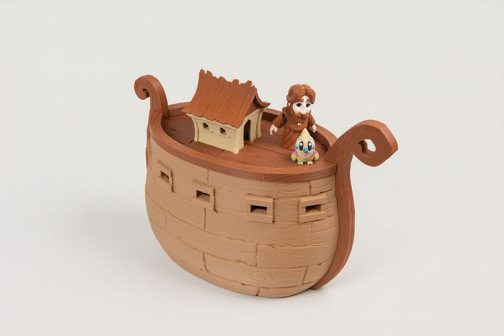 Noah’s Ark Play Set | 7 Pairs of Articulated Animals