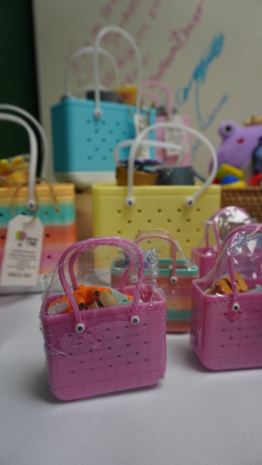 B Bag  with 10-mini animals Anti-Stress Sensory Toy Collection