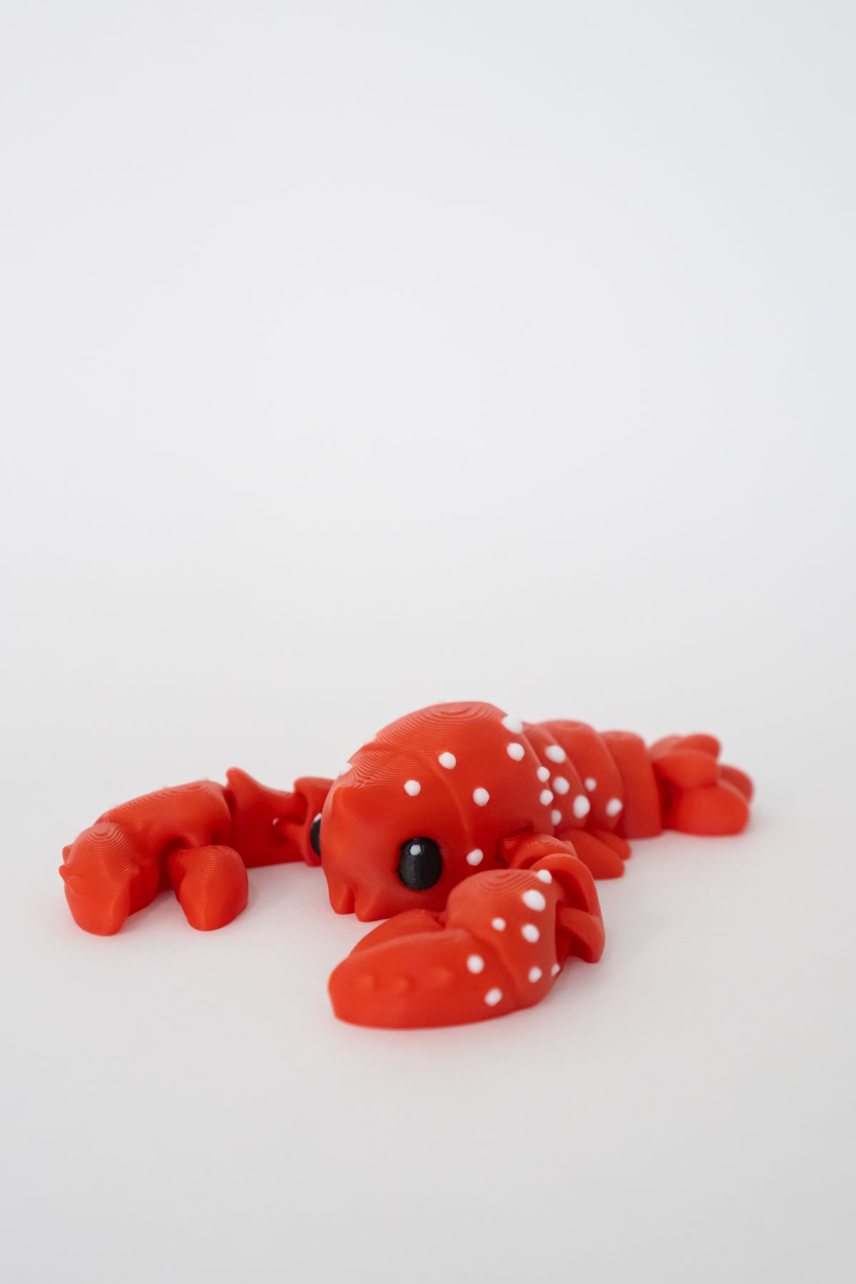 Lobster Fidget Toy with Bucket | Textured & Articulated