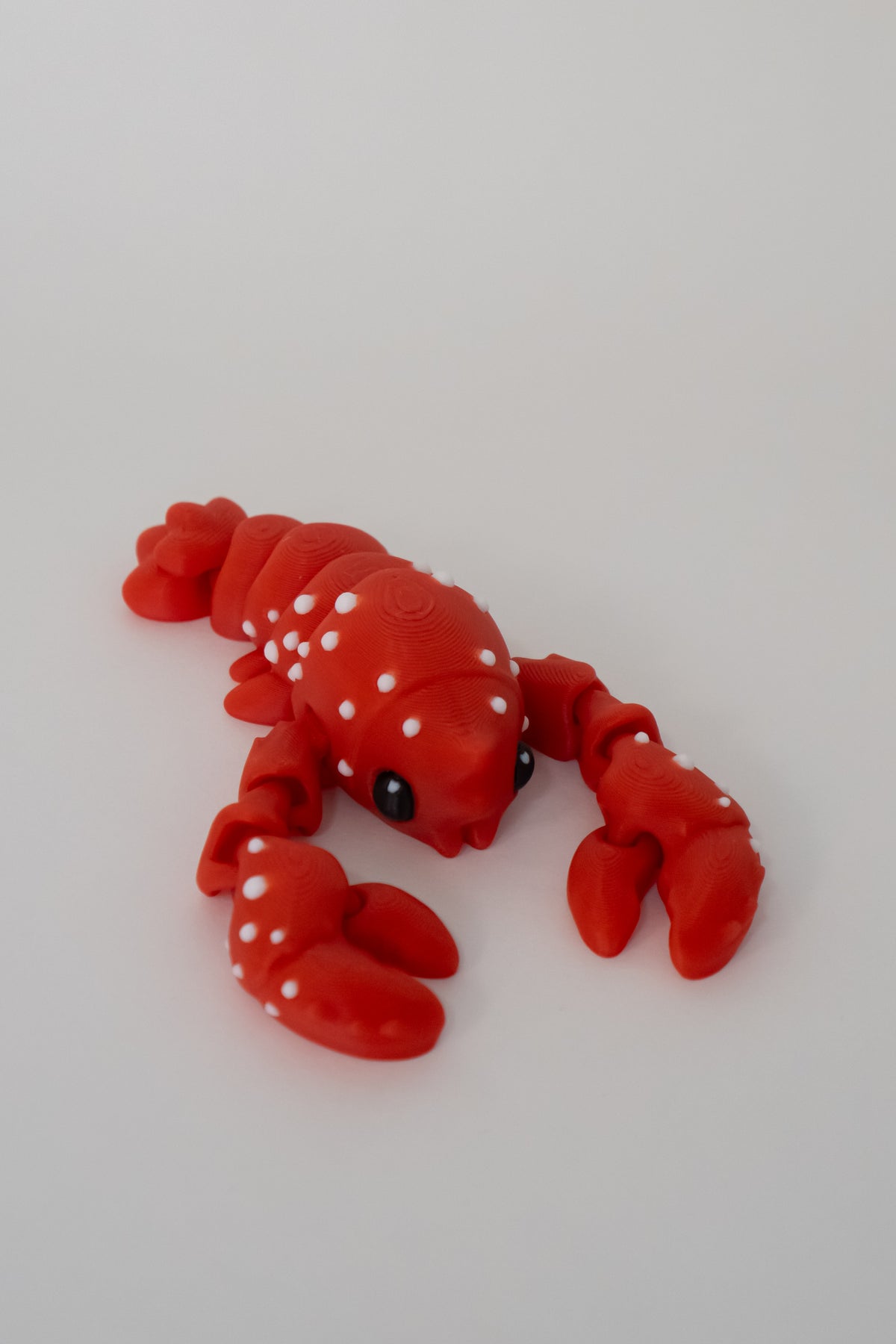 Lobster Fidget Toy with Bucket | Textured & Articulated