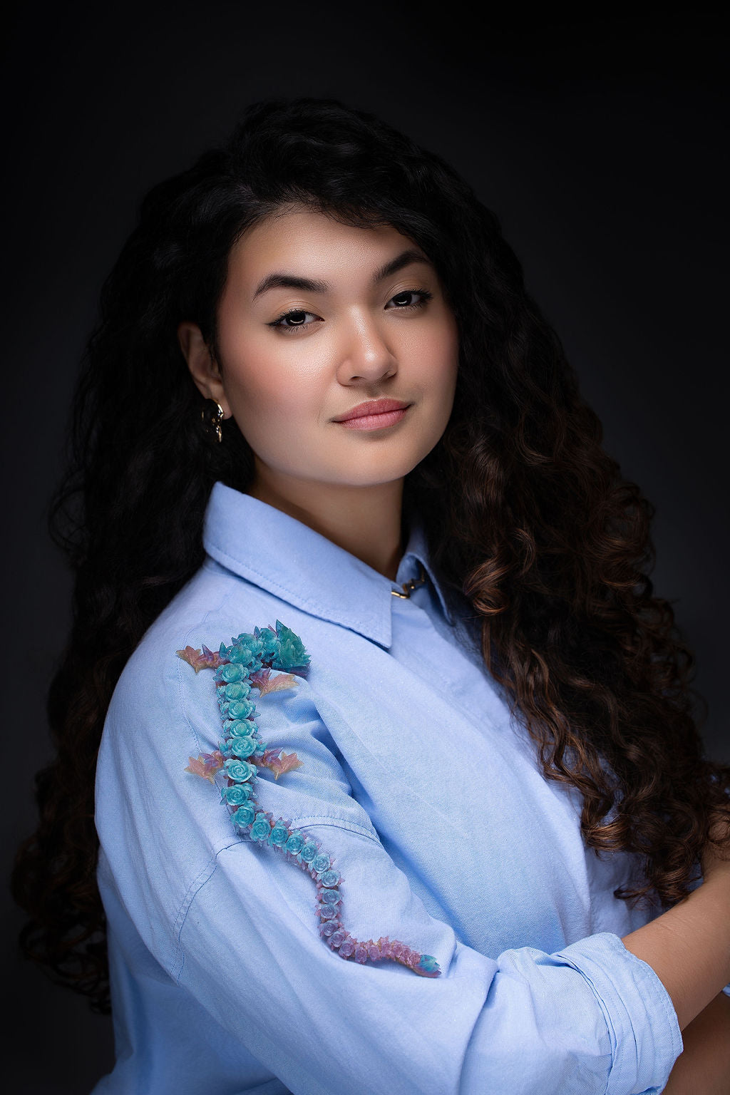 Articulated Dragon Fidget with Floral Details | Dalilah