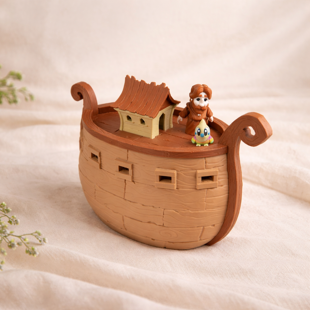 Noah’s Ark Play Set | 7 Pairs of Articulated Animals