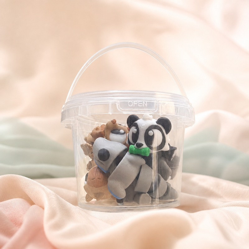 Calm Bucket | 5 Animal Fidgets & Activity Guide