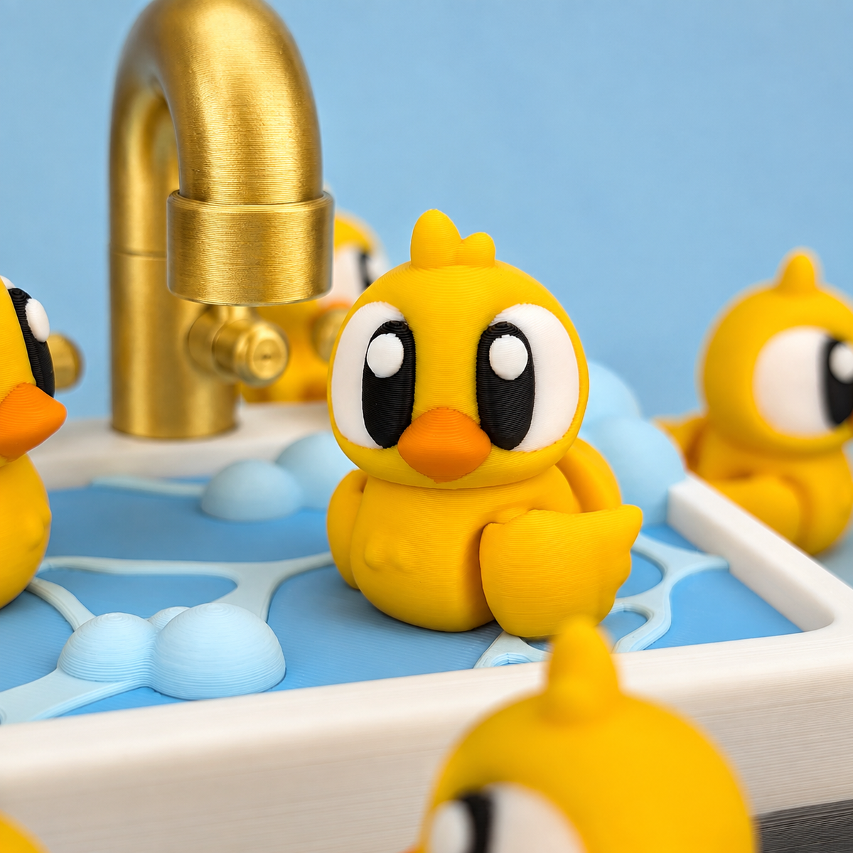 Duck Bath Play Set | 3 Textured Ducks & Sink