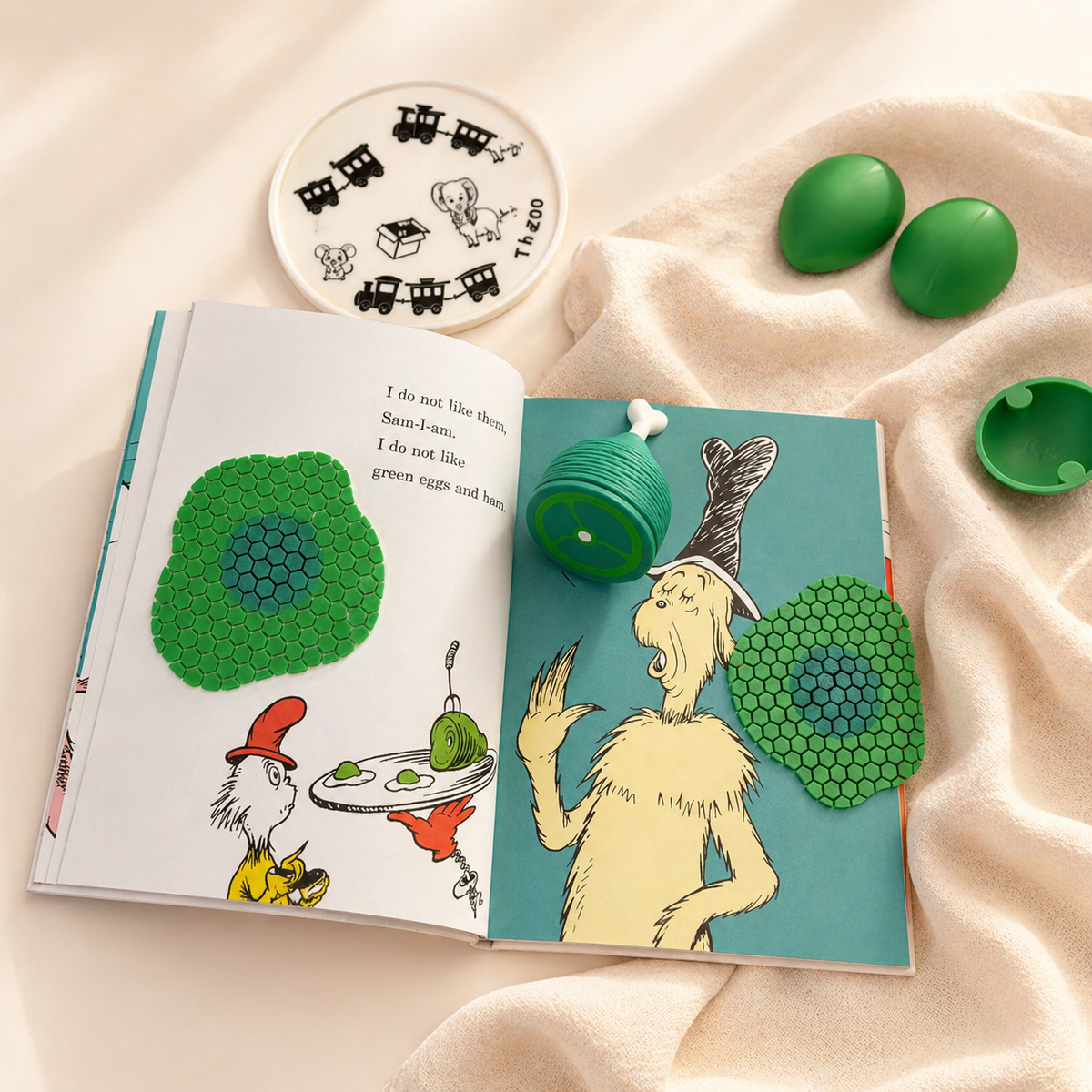 Green Eggs Sensory Play Set | Storytime Activities & Guide