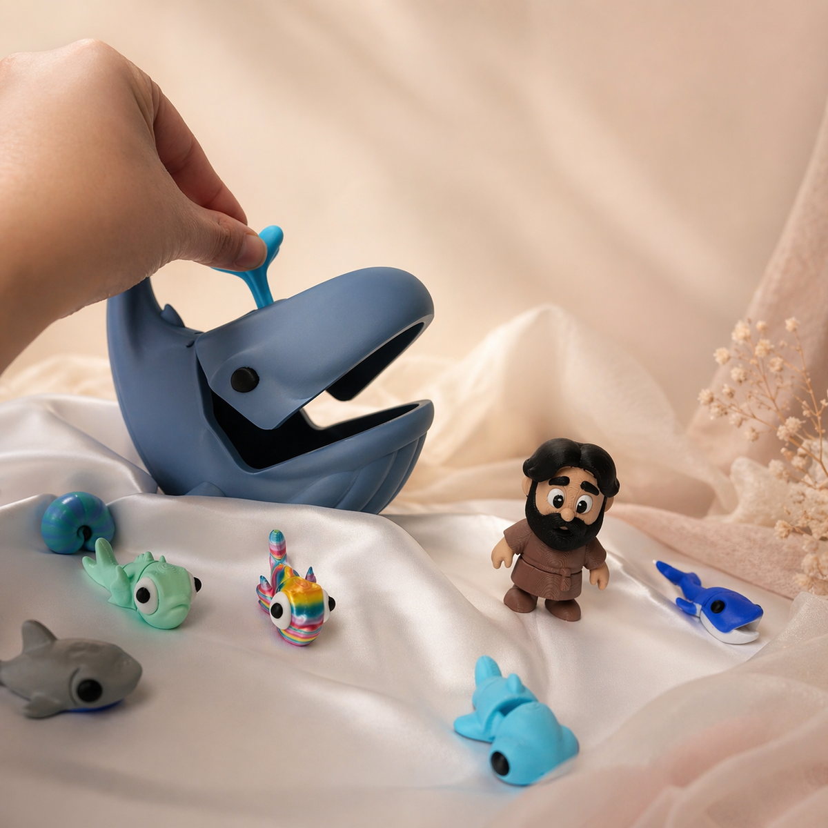 Jonah and the Whale Toy Set | Bible Story Play
