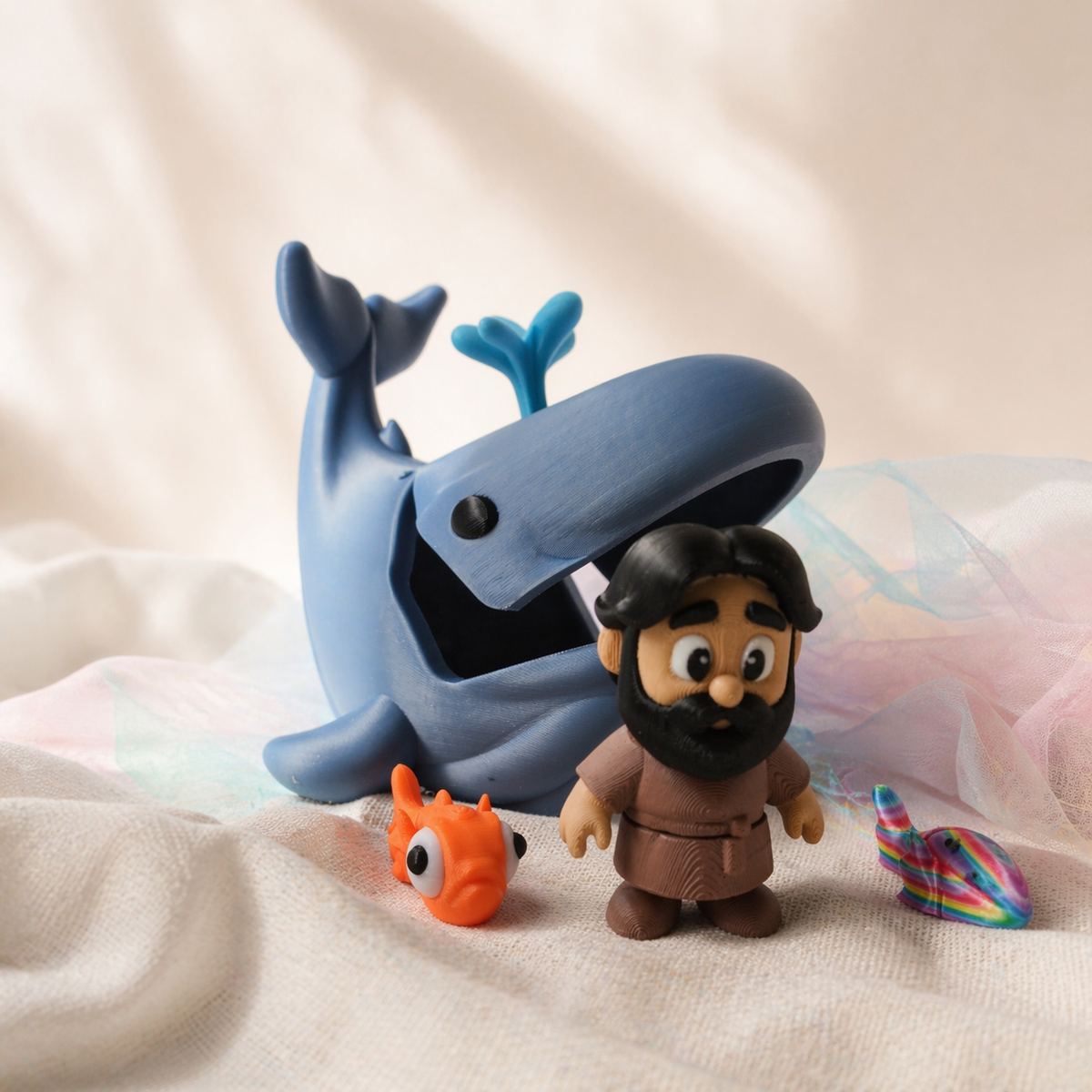 Jonah and the Whale Toy Set | Bible Story Play