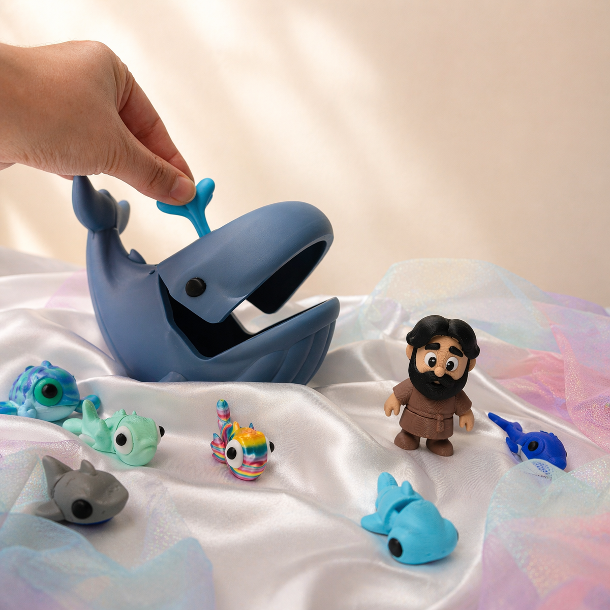 Jonah and the Whale Toy Set | Bible Story Play
