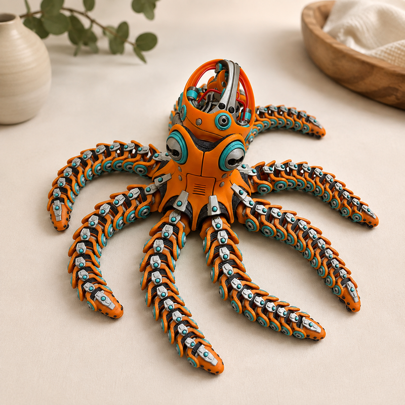 Mechanical Octopus | Articulated Sensory Fidget