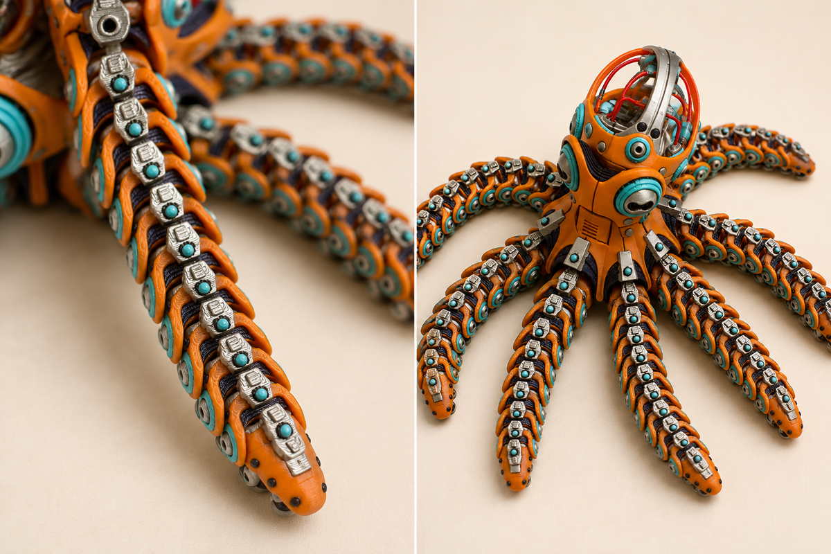 Mechanical Octopus | Articulated Sensory Fidget