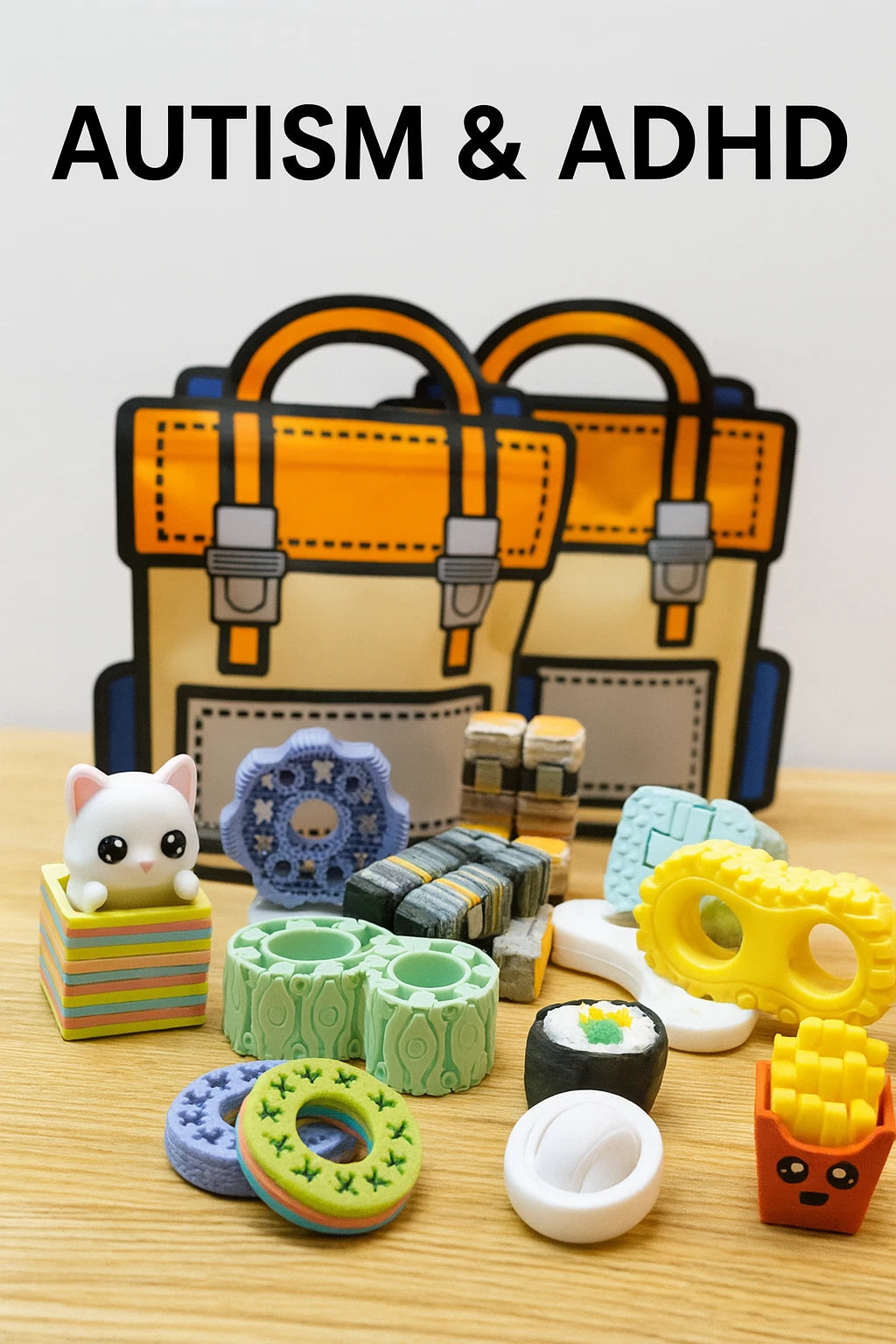 Fidget Bag– Quiet Sensory Toys for Focus & Anxiety