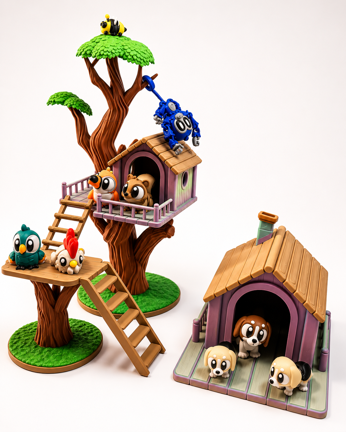 Treetop Neighbors | Treehouse & Animal Play Set