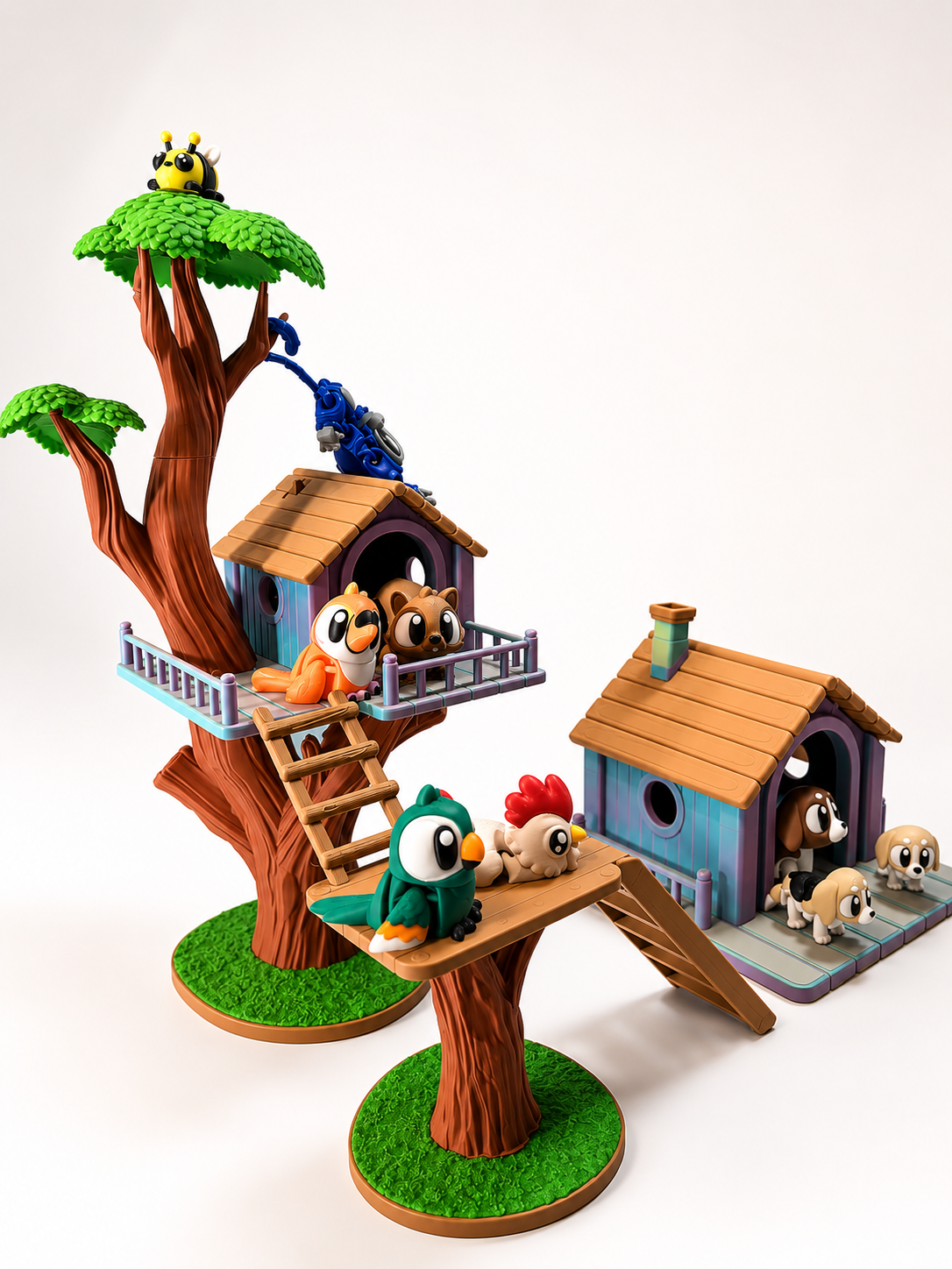 Treetop Neighbors | Treehouse & Animal Play Set