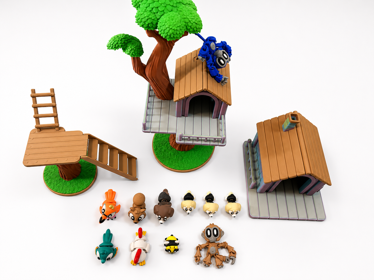 Treetop Neighbors | Treehouse & Animal Play Set